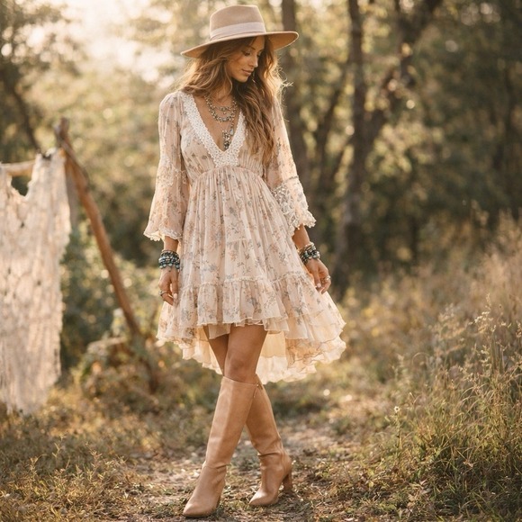 Via Spiga Shoes - Via Spiga Leather Boots Tan Women's Knee High Ranch Cottagecore Sz 9.5 NEW Boho